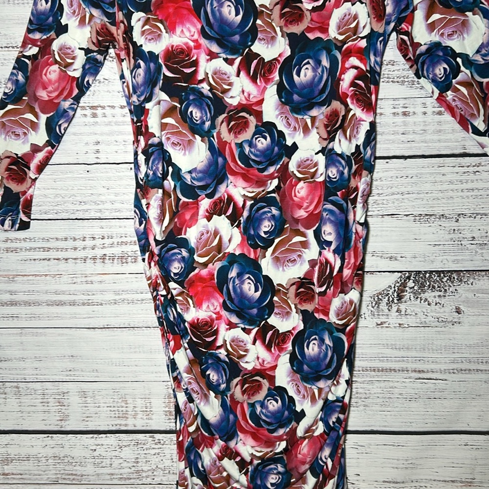 Isabella Oliver for A Pea In The Pod Size 3 (fits 8) Maternity Rose Floral Pink - Picture 13 of 16